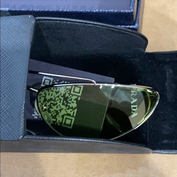 SOLD Prada 66mm Irregular Cat Eye Sunglasses - Picture 5 of 7